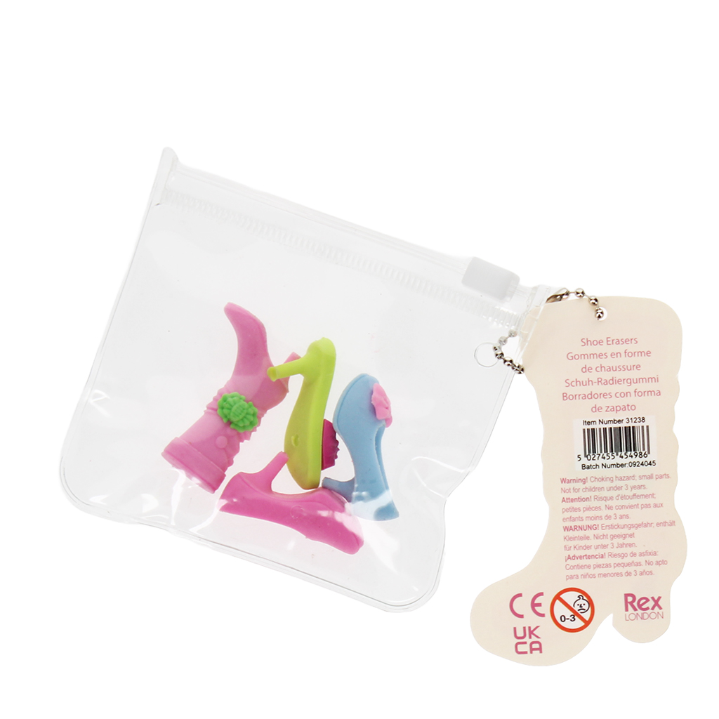 erasers (set of 4) - shoes