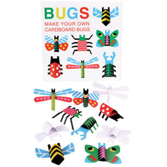 make your own cardboard bugs