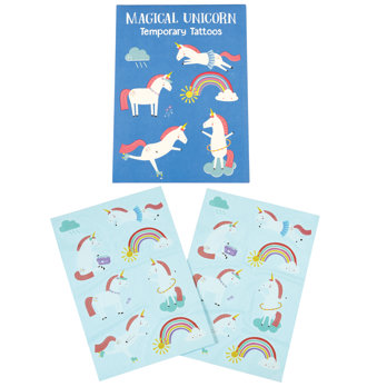 temporary tattoos - magical unicorn