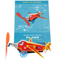 make your own rubber band-powered plane