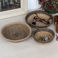 woven seagrass decorative bowl - natural