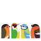 magnetic garden bird bookmarks (set of 4)