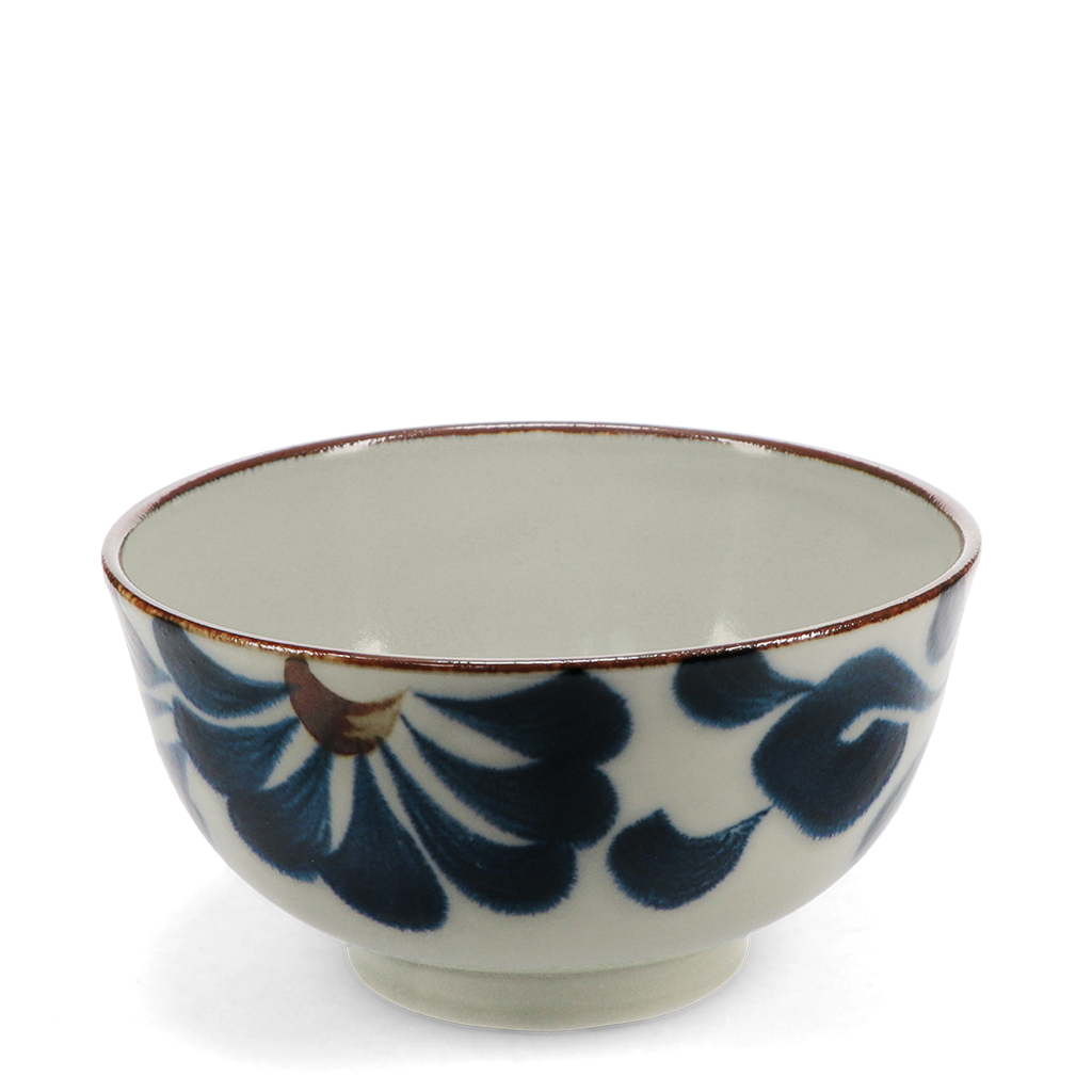 japanese porcelain bowl 16cm - flower