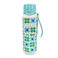 gourde avec couvercle à bouton poussoir 700ml - marguerite bleue et verte