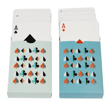 boîte de cartes à jouer (deux jeux)