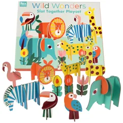 slot together playset - wild wonders slot together playset - wild wonders