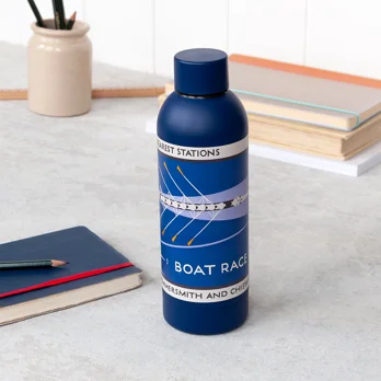 stainless steel bottle 500ml - tfl vintage poster "boat race" stainless steel bottle 500ml - tfl vintage poster "boat race"
