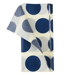 tissue paper (10 sheets) - navy on white spotlight tissue paper (10 sheets) - navy on white spotlight
