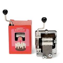 hand-crank music box (assorted) - happy birthday hand-crank music box (assorted) - happy birthday