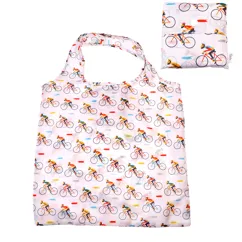 recycled foldaway shopper bag - le bicycle recycled foldaway shopper bag - le bicycle