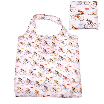 recycled foldaway shopper bag - le bicycle recycled foldaway shopper bag - le bicycle