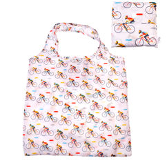 recycled foldaway shopper bag - le bicycle