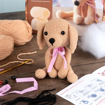 make your own crochet animal kit - puppy make your own crochet animal kit - puppy