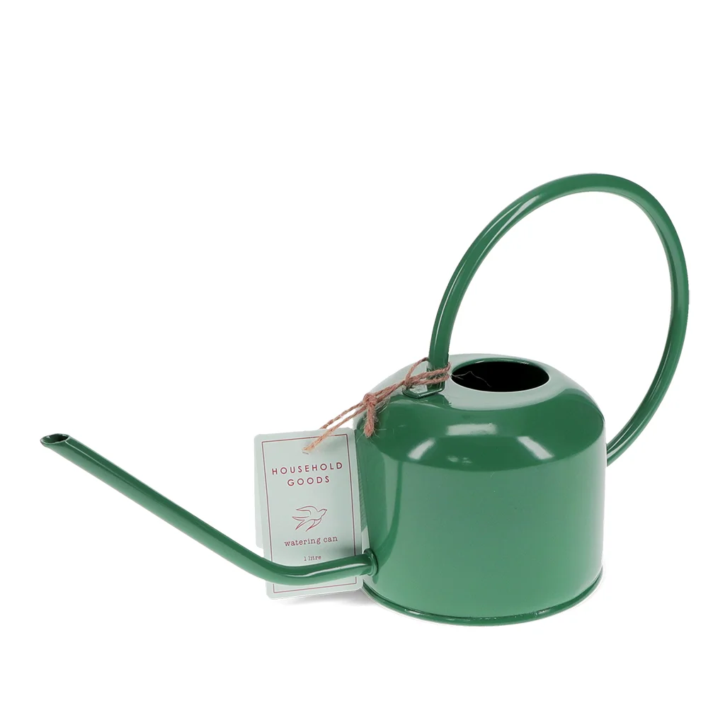 regadera de metal 1ltr - verde bosque