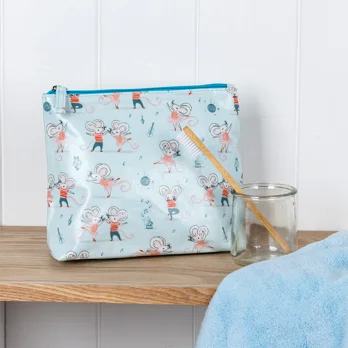 children's wash bag - mouse ballet children's wash bag - mouse ballet