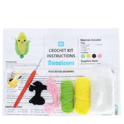 kit porte-clés crochet - maïs kit porte-clés crochet - maïs