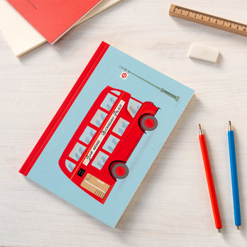 carnet a5 - tfl bus impérial londres