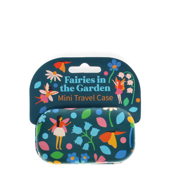 mini travel case - fairies in the garden