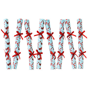 mini christmas tree decorations (pack of 8) - winter walk