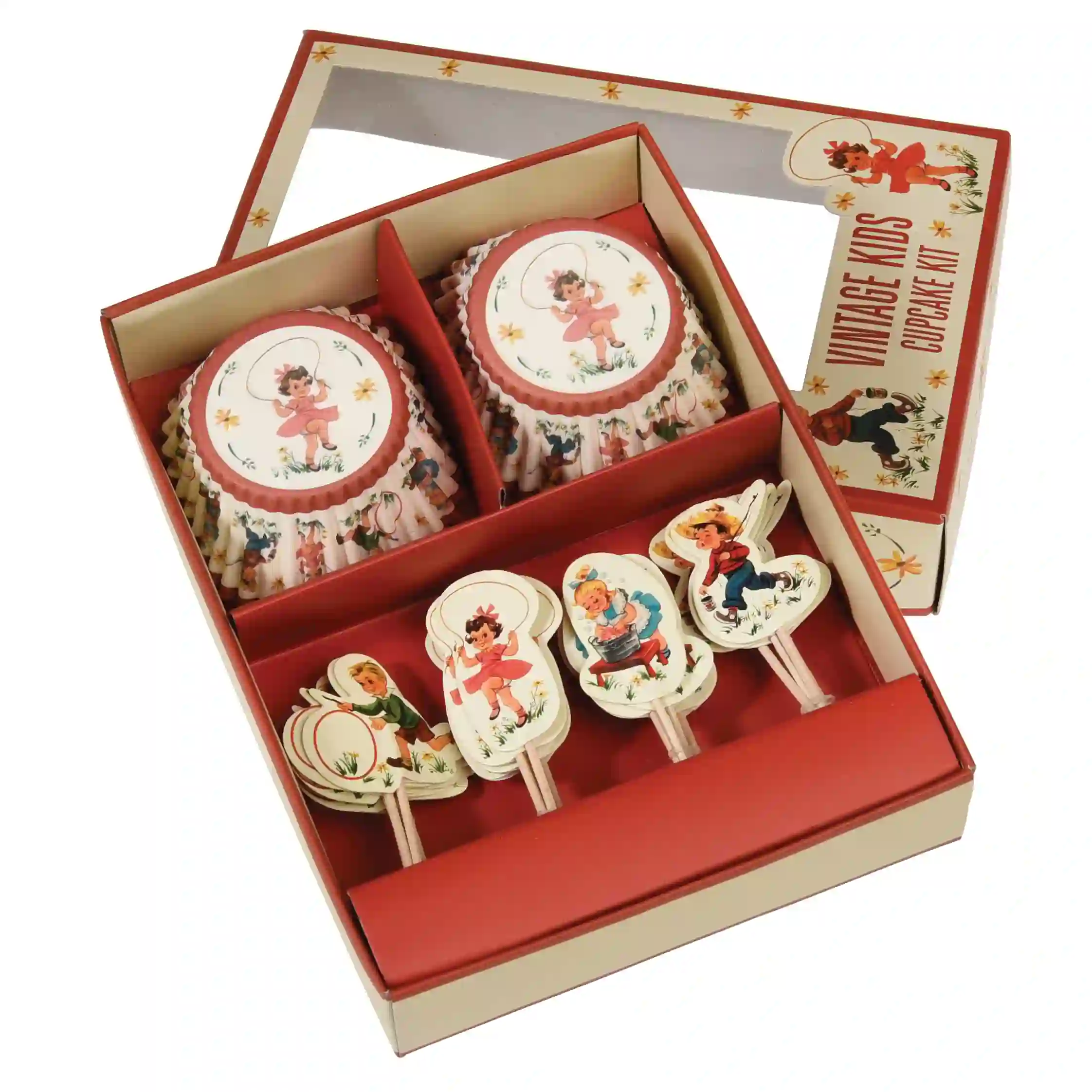 cupcake kit - vintage kids