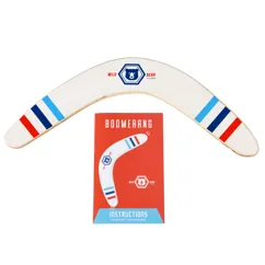 wooden boomerang - wild bear wooden boomerang - wild bear