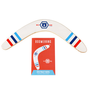 boomerang en bois wild bear