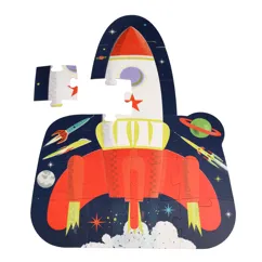 rocket jigsaw puzzle - space age rocket jigsaw puzzle - space age