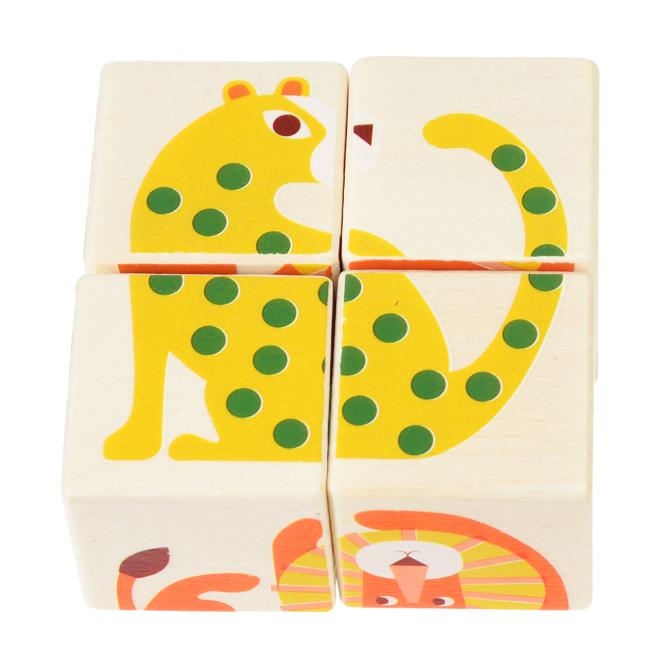 wild wonders puzzle-blöcke aus holz