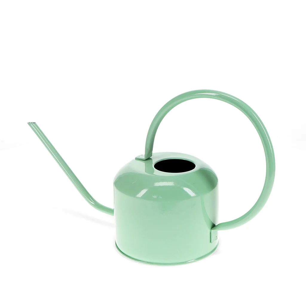 metal watering can 1ltr - pistachio