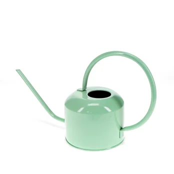 metal watering can 1ltr - pistachio green metal watering can 1ltr - pistachio green