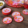 metal coasters (set of 4) - aperitivo spritz