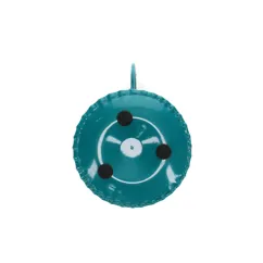 enamel chamberstick candle holder - blue enamel chamberstick candle holder - blue