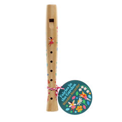 children's wooden recorder - fairies in the garden