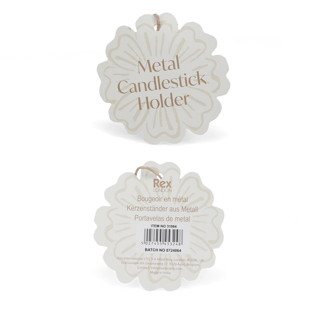 enamel heart-shaped candle holder - vibrant pink