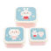 snack boxes (set of 3) - lottie and friends