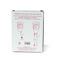 travel scales with tape measure - red