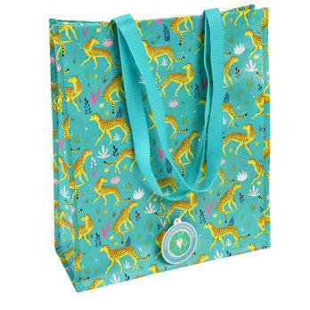 recycled shopping bag - cheetah