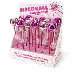 disco ball pens - assorted disco ball pens - assorted