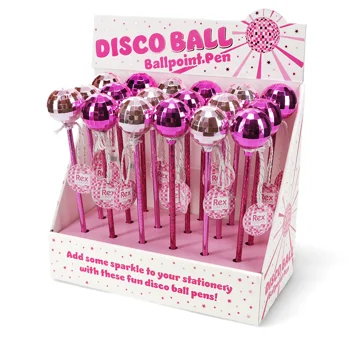 disco ball pens - assorted disco ball pens - assorted