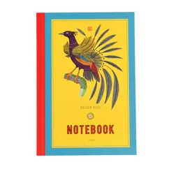 a5 notebook - golden rose syrup