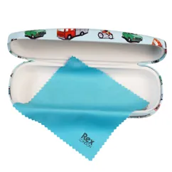 glasses case & cleaning cloth - road trip