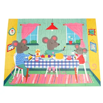 floor puzzle (24 pieces) - mouse in a house floor puzzle (24 pieces) - mouse in a house