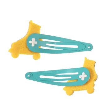 glitter hair clips (set of 2) - roller skate glitter hair clips (set of 2) - roller skate