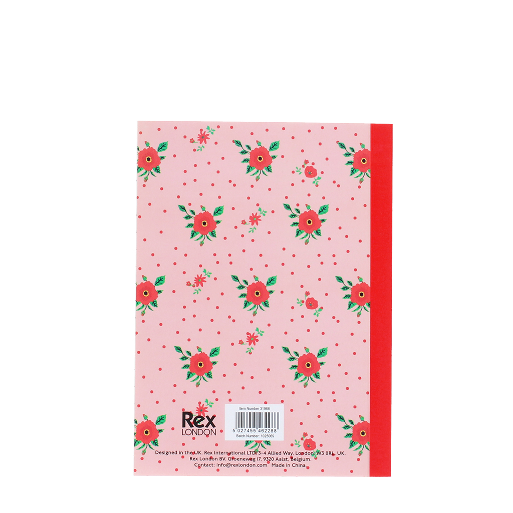 a6 notebook - french rose