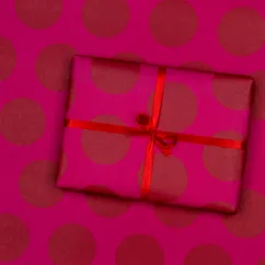 wrapping paper sheets - spotlight red on pink wrapping paper sheets - spotlight red on pink