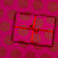 feuilles de papier cadeau - pois rouge sur rose