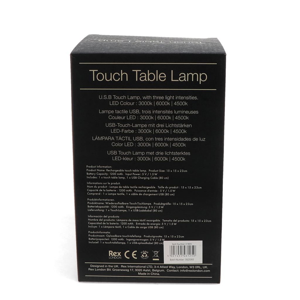 lampe tactile champignon rechargeable usb - vert