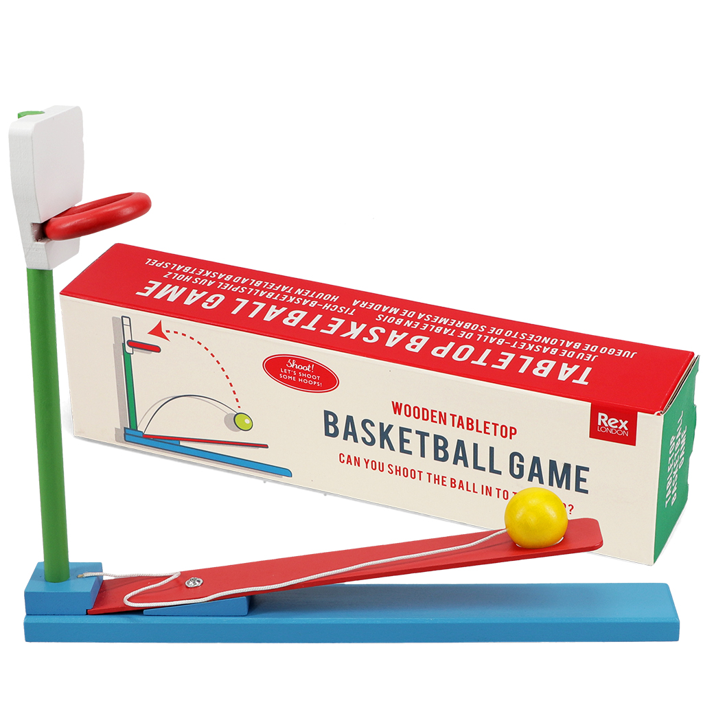 jeu de basket-ball de table en bois