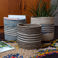 jute round baskets s/3
