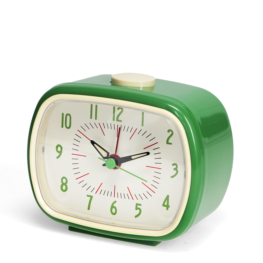 réveil retro vert (b)